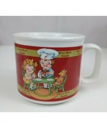 Vintage 1998 Campbell&#39;s Soup Cup Mug Kids Design Soup Party Houston Harvest - $7.91