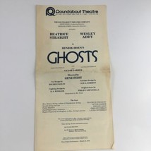 1973 Roundabout Theatre Presents Beatrice Straight in Henrik Ibsen&#39;s Ghosts - £14.92 GBP