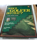 WHICH GOLFER DID THAT A QUIZ JIGSAW PUZZLE Buffalo Games  Golf 252 Pieces  - £5.47 GBP
