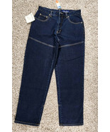 Vintage Eddie Bauer Cotton Straight Leg Denim Blue Jeans Womens Size 10 NOS - $49.39 CAD