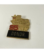 Houston Livestock Show And Rodeo 1995 Donor Pin Badge - $25.94 CAD
