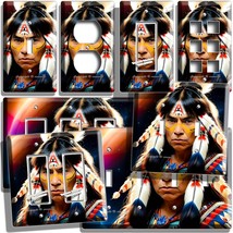 Native American Indian Chief Celestial Light Switch Outlet Wall Plate Room Decor - £7.91 GBP+