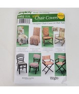 Vintage 1990s Simplicity Easy Chair Covers Sewing Pattern 5952 - £10.37 GBP