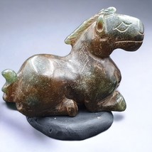 Antigua piedra verde jade animal místico talla piedra colgante amuleto j... - $828.38 MXN