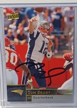 2009 Upper Deck Tom Brady Franchise Patriots Autographed signed Card COA... - $189.00