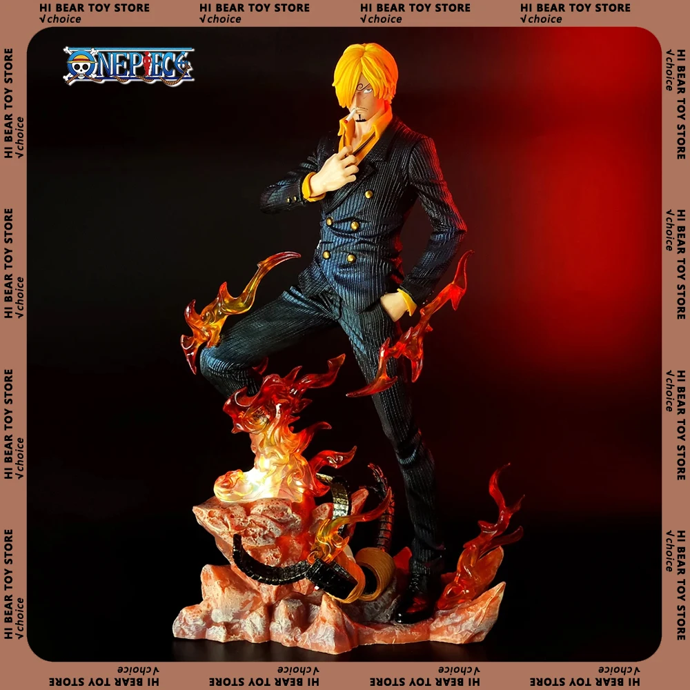 One Piece Gk Sanji Figures Sanji Luminous 27cm Anime Figure Statue Pvc F... - £35.74 GBP+