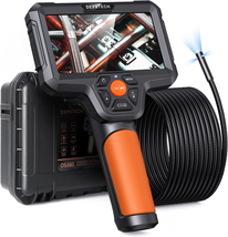 5&#39;&#39; IPS Screen Inspection Camera, 1080P HD Endoscope Camera with Light, ... - £231.64 GBP