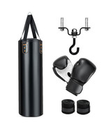 4-In-1 Hanging Punching Bag Set with Punching Gloves and Ceiling Hook - ... - $2,468.85 MXN