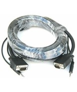 RiteAV SVGA Monitor Cable with 3.5mm Audio - 10 ft. - New low price! - £8.51 GBP