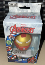 Bitty Boomers Marvel Iron Man Wireless Bluetooth Speaker &amp; Backpack Bag Clip New - £13.43 GBP