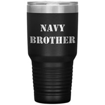 Navy Brother - 30oz Insulated Tumbler - Black - £24.74 GBP