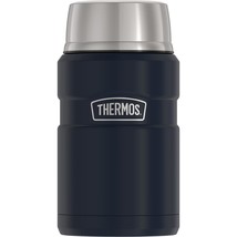 THERMOS Stainless King Vacuum-Insulated Food Jar, 24 Ounce, Midnight Blue - £36.82 GBP