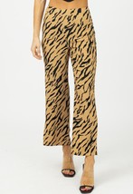 Le Lis Zebra Wide Leg Pants Tan - $35.00