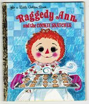 1978 Raggedy Ann and the Cookie Snatcher Little Golden HC Book - £10.35 GBP