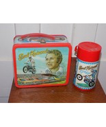 Vintage 1974 Evel Knievel Lunch box and Plastic Thermos - $242.55