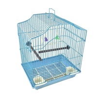 14 Inch Hanging Wire Bird House Blue - $30.00