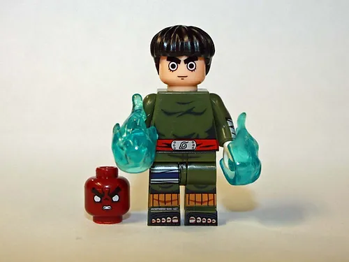 CStore Rock Lee Naruto Cartoon TV Show Anime Minifigure Custom Action Figures - $6.20