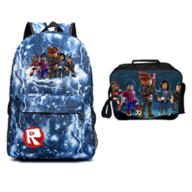 Roblox Backpack Package Series Lightning Schoolbag Lunch Box Football Team - £36.98 GBP