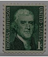 VINTAGE STAMPS AMERICAN AMERICA STATES USA 1 C CENT PROMINENT JEFFERSON ... - £1.37 GBP