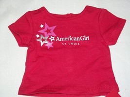 AG American Girl Place St Louis Silver Foil Star Red Tee Dolls T-Shirt H... - £18.06 GBP