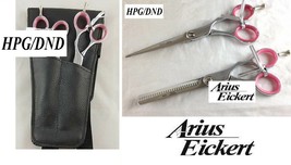 Arius Eickert Shear Set Straight&amp;Blender Simply Pink Barber Hair Stylist Scissor - £66.85 GBP