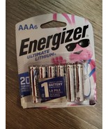 New Energizer AAA Batteries 6 Pk Expires 2041 - $132.29 MXN