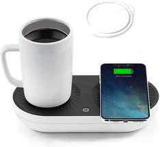 Coffee Mug Warmer, Drink Cooler With Wireless Charger, Smart Cup Warming, - $103.99