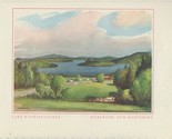 4 New Hampshire Placemats A R Herrick Portsmouth Rindge Pinkham Notch Me... - £22.50 GBP
