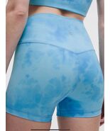 LULULEMON ALIGN NO LINE HIGH RISE SHORT 4”~SMOOTHIE WASH BLUEBERRY MULTI... - $139.99