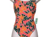 MARINE LAYER Teal Rose Pink Floral Print One Piece Swimsuit or Bikini Bo... - $28.71+