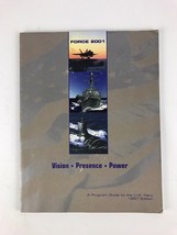 Force 2001 Vision Presence Power US Navy Program Guide Book 1997 Edition - $14.97