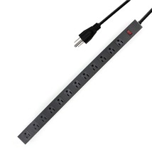 12-Outlets Heavy Duty Power Strip With 6 Ft Ul 14Awg Cord Straight Plug ... - £53.15 GBP