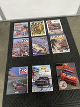Lot of 9 Nascar Programs 3 from 1990 and 6 from 1991 - £15.93 GBP