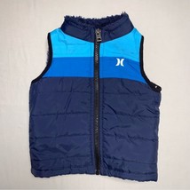 Hurley Quilted Puffer Vest Boy’s 18M Navy Blue Preppy Warm Fall Winter O... - $15.84