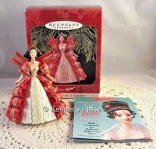 Hallmark Keepsake HOLIDAY BARBIE 5th In The Ornament Collector&#39;s Series 1997 New - £7.99 GBP