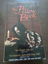 The Pillow Book VHS (Unrated) Vivian Wu, Ewan McGregor CHINESE Promotional Copy - £58.78 GBP