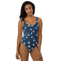 New Women&#39;s XS-3XL One-Piece Swimsuit Cheeky Fit Low Back Scoop Neck Anc... - £20.37 GBP+