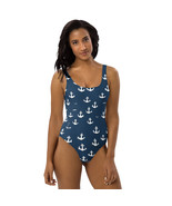 New Women&#39;s XS-3XL One-Piece Swimsuit Cheeky Fit Low Back Scoop Neck Anc... - £20.58 GBP+