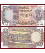 10 notes - India P84d, 50 Rupees, lion capital of Asoka / Parliament $12... - $41.51 CAD