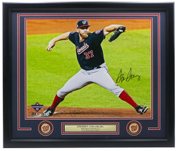 Stephen Strasburg Signed Framed 16x20 Washington Nationals Photo MLB Hologram - £151.64 GBP
