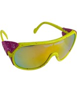 Pit Viper Sunglasses Yellow Pink Shield Fire Lens Rainbow Gafas Sol - $81.03 CAD