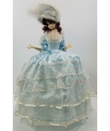 *AP) Vintage Victorian Cage Crinoline Blue Dress Musical Spinning Doll 2... - £23.86 GBP