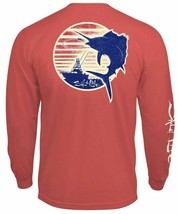 Salt Life At Dawn Mens Long Sleeve Pocket Graphic T-Shirt - Large - NWT - £18.75 GBP