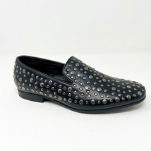 Kenneth Cole Reaction Trophy Loafer Black Studs Mens Casual Slip On Shoes - £23.85 GBP