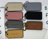 COACH Bag Hang Tag  Key Chain  authentic 2.25 *1 in  Aprox pick one - £18.87 GBP