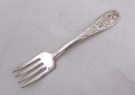 Vintage Silverplate Peter Rabbit Baby Fork 4 5/8&quot; - £5.64 GBP