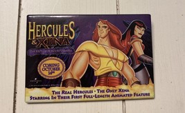 Hercules And Xena Movie 1997 Universal Promotional Button Rare VTG Licensed - £7.81 GBP