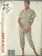McCall&#39;s Sewing Pattern 2906 Stitch &#39;N Save Misses Womens Jumpsuit 10 12 14 New - £7.81 GBP