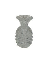 Crystal Clear Faceted Diamond Pineapple Paperweight 4 inch - £19.74 GBP