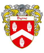 Byrne Family Crest / Coat of Arms JPG and PDF - Instant Download - £2.27 GBP